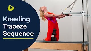 Kneeling Trapeze Pilates Sequence Activate Your Deep Core  Exercise Break [upl. by Tnert]