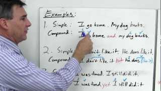 Simple sentences and compound sentences [upl. by Hennahane]