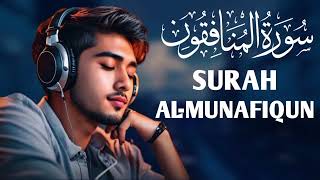 Surah Al Munafiqun Heart Touching Voice  Official Video  Qari Saad Qamar سورۃ المنافقون [upl. by Cuthburt869]