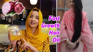 Stop 🖐 Hair Fall 100 Faster Growth Magical Onion Oil at Home [upl. by Alwin]