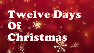 Twelve Days of Christmas with Lyrics  Christmas Songs and Carols [upl. by Eissirhc]