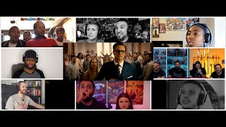 Kingsman The Secret Service  Church Fight Scene Reaction Mashup [upl. by Aivul]