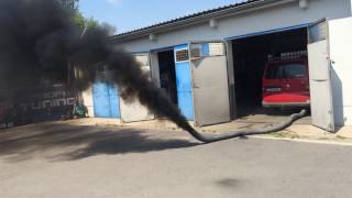 VW Transporter T5 96kw DYNO Smoke 200kw270PS 580Nm MAHA [upl. by Ragucci]