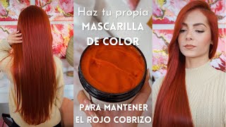 Mascarilla de color  Como mantener el rojo cobrizo en mi cabello  Celheliz [upl. by Diad]