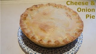 How to make a Cheese amp Onion Pie British Recipe [upl. by Eanar177]