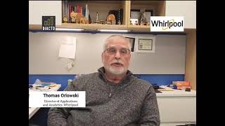 Thomas Orlowski Director of Applications and Analytics Whirlpool [upl. by Hanschen413]