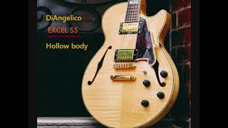 Dangelico excel ss semi hollow body guitar instrumental [upl. by Nagad285]