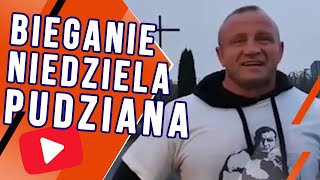 Pudzian biega po polach w niedzielę rano [upl. by Fitzger]