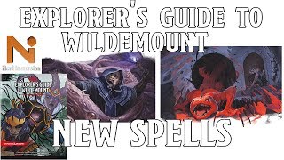 New Spells in Explorers Guide to Wildemount  Nerd Immersion [upl. by Loesceke941]