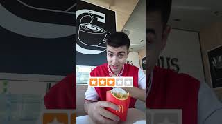 Probé McDonalds de 1 estrella vs 5 estrellas ¿Cuál es MEJOR [upl. by Ynamad405]