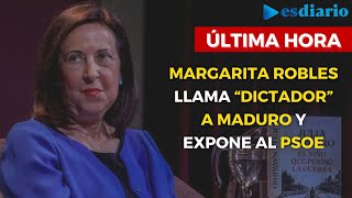 ÚLTIMAHORA  La ministra Robles llama “dictador” a Maduro y expone al PSOE con Edmundo González [upl. by Acissej]