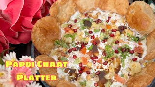 Papdi Chaat Platter  Summer Special Chaat desibitehub foryou viral food trending asmr chaat [upl. by Bhayani]