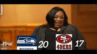 SeaHawks vs 49ers with the Seahawks defeating the 49ersseattleseahawks49ersshannonsharpe [upl. by Augustine]