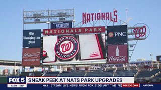 Whats new at Nats Park Get a sneak peek before Opening Day [upl. by Kale]