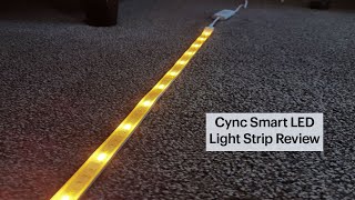 Cync Direct Connect Smart LED Light Strip Review [upl. by Atikahs]