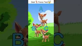 focus test for genius  find the kankal cartoon focuste deer shorts [upl. by Cally]