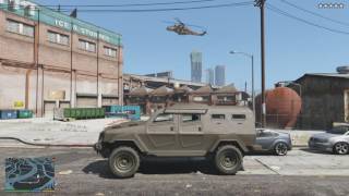 GTA 5  Epic Five Star Chase Escape From The Police Station  War With Army [upl. by Rachel]