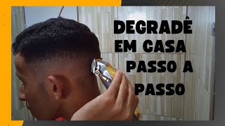 CORTANDO MEU PRÓPRIO CABELO EM CASA  DEGRADÊ PASSO A PASSO [upl. by Adev929]