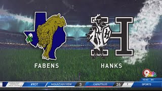 Fabens vs Hanks Highlights [upl. by Aeresed]