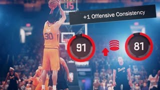 NBA 2K17 Mythbusters  FINDING OUT WHETHER OFFENSIVE CONSISTENCY IS WORTH UPGRADING [upl. by Eseilanna]