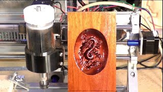 3018 CNC router making a 3D engraving “like a BOSS” [upl. by Skipp475]