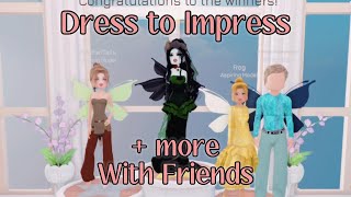 Dress to Impress Shenanigans   more games  Roblox Horror and fun with Friends [upl. by Jones]