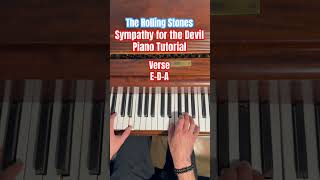 Rolling Stones Sympathy For The Devil  Easy Piano Tutorial [upl. by Brigitta507]