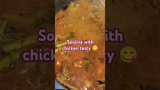 Sojina with chicken🍛 youtubeshorts shortvideo shortsvideo shortsfeed shorts short shortsviral [upl. by Lynden]