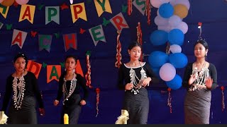 JEM JEM MACOVER DANCE BY GARIA ACADEMY MODELTEACHERS DAYkokborok coverprogram [upl. by Nylrehs]