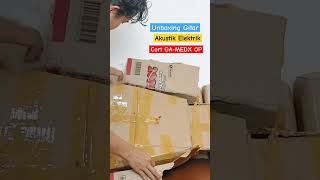 Unboxing Gitar Akustik Elektrik Original Cort GAMEDX OP  Cort Indonesia  Gitar Cort Indonesia [upl. by Jonie]