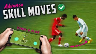 eFootball 2024 Mobile Skill Tutorial  Touch amp Flick  Advance Control [upl. by Bobine954]