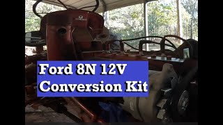 Ford 8N Tractor 12volt Conversion Kit install Link in Description [upl. by Sidwel]