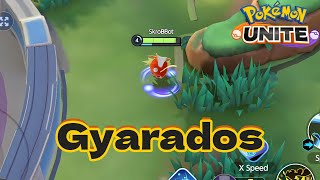 Gyarados First gameplay  Pokemon UNITE [upl. by Eitten]