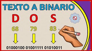 ✅ Como convertir de TEXTO A BINARIO [upl. by Heymann]