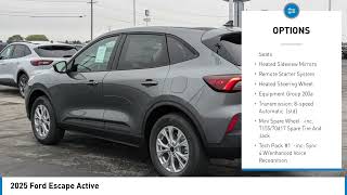 2025 Ford Escape Findlay Bowling Green Ottawa Napoleon Defiance OH 250044 [upl. by Plato]