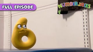 Slide And Turn – Six Of One  Numberjacks DOUBLE Full Episodes [upl. by Noseaj509]