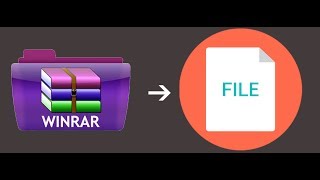 Comment décompressercompresser des fichiers rar ou zip  HD [upl. by Natrav]