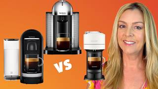 Nespresso Vertuo vs Vertuo NEXT vs Vertuo PLUS Whats the difference how to pick [upl. by Sabrina]