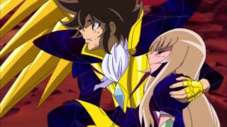 Saint Seiya Omega Ω Mejores Momentos quot Seiya amp Yuna vs Kouga Apsuquot [upl. by Reeher935]