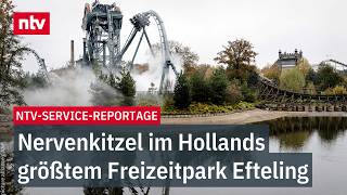 Nervenkitzel im Hollands größtem Freizeitpark Efteling  ntvServiceReportage [upl. by Kcirredal115]