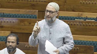 Asaduddin Owaisis Great Speech in Lok Sabha 2024  AIMIM  Hyderbad MP  Telangana  Parliament LIV [upl. by Tallie]