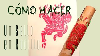 Cómo hacer un rodillo para estampar [upl. by Jeminah534]