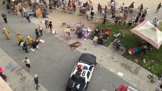 Car crashes into crowds on Venice Beach [upl. by Atiuqcaj276]