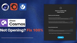 Cosmos Browser not opening 100 Problem solved 2023  Cinema 4D  Vray  Corona  3ds Max [upl. by Ladin]