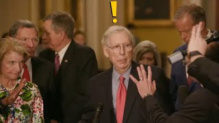 Mitch McConnell BOMBARDED by Questions About His Health Refuses To Answer [upl. by Romelda]