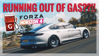 Forza Horizon 4  Running Out Of Gas Porsche Panamera Turbo Gameplay [upl. by Etam]