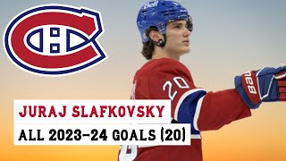 Juraj Slafkovsky 20 All 20 Goals of the 202324 NHL Season [upl. by Petra976]