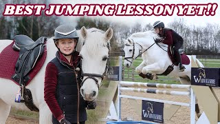 BEST JUMPING LESSON YET JOIN MY JUMPING TRAINING [upl. by Araihc808]