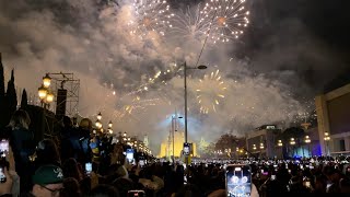 New Year 2023 Celebration Video In Barcelona Spain  Youtube  Especially Ar [upl. by Rama]