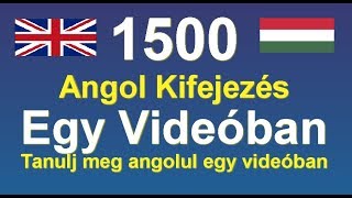 1500 Angol Kifejezések [upl. by Hemminger]